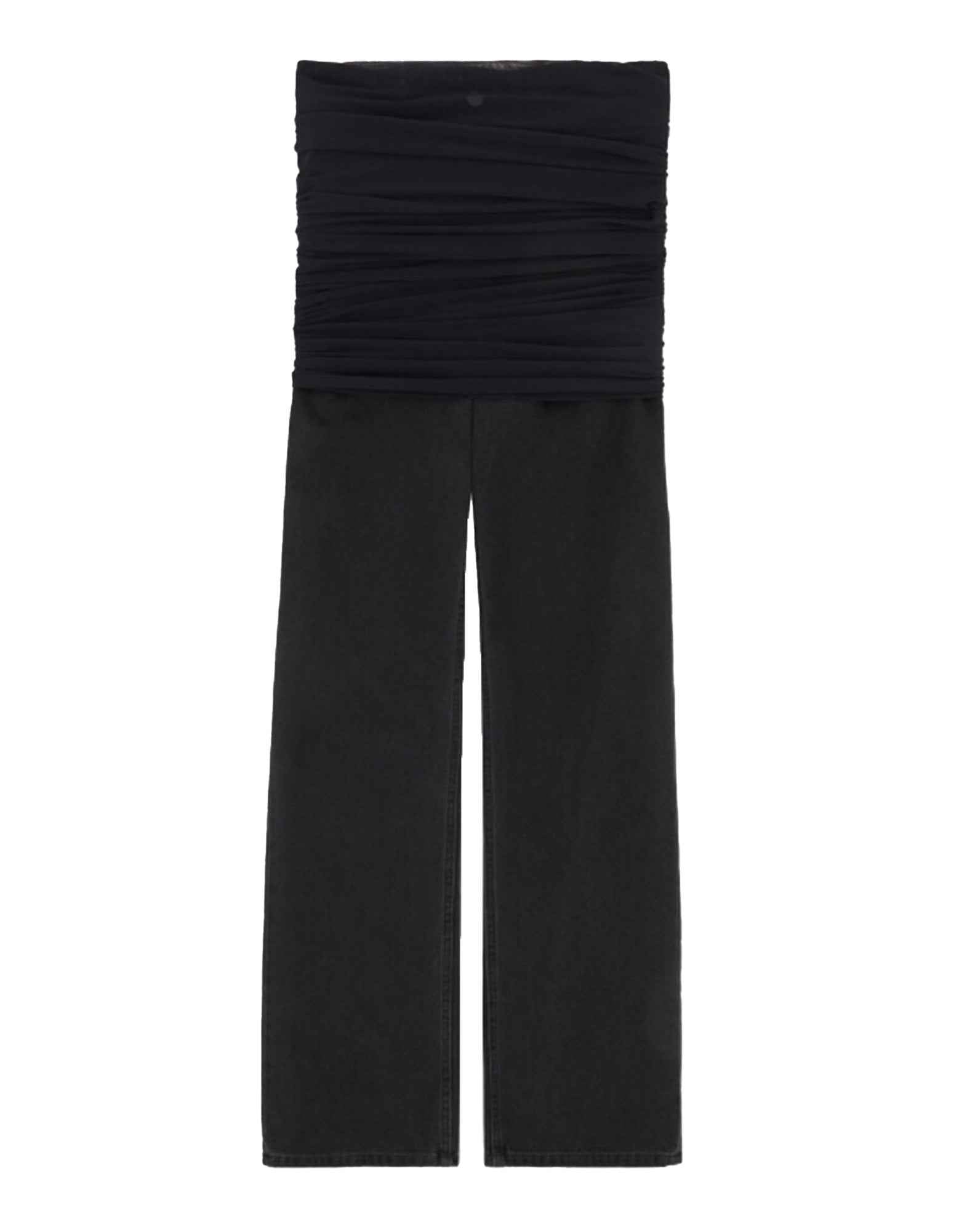 MM6 MAISON MARGIELA Jeans con Sovrapposizioni Neri