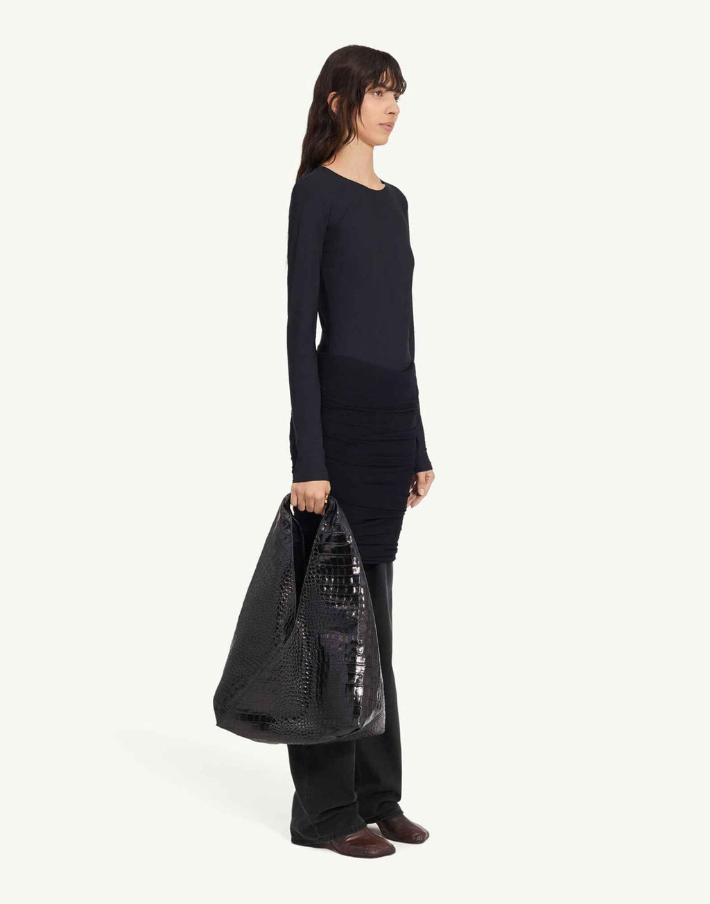 MM6 MAISON MARGIELA Jeans con Sovrapposizioni Neri