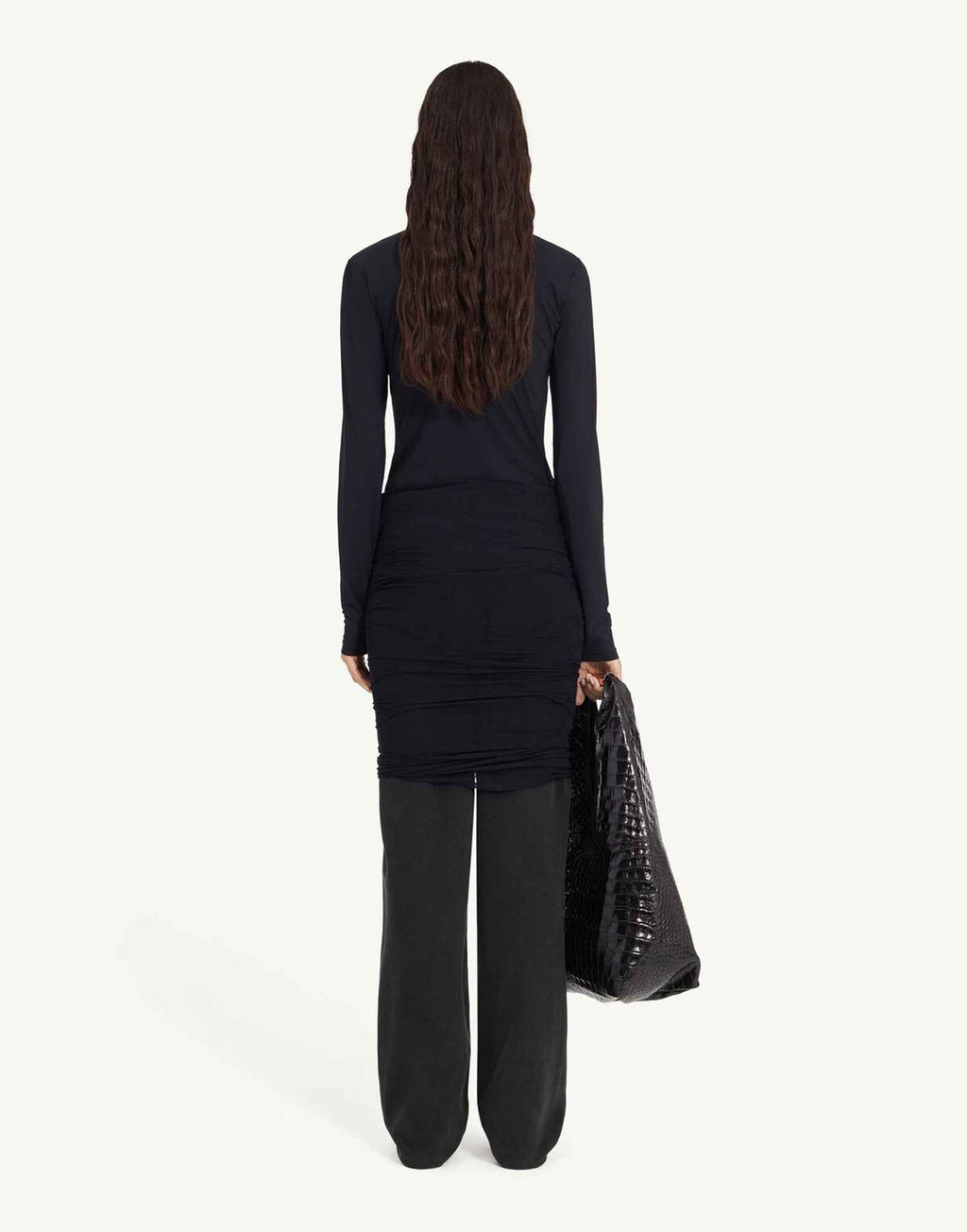 MM6 MAISON MARGIELA Jeans con Sovrapposizioni Neri