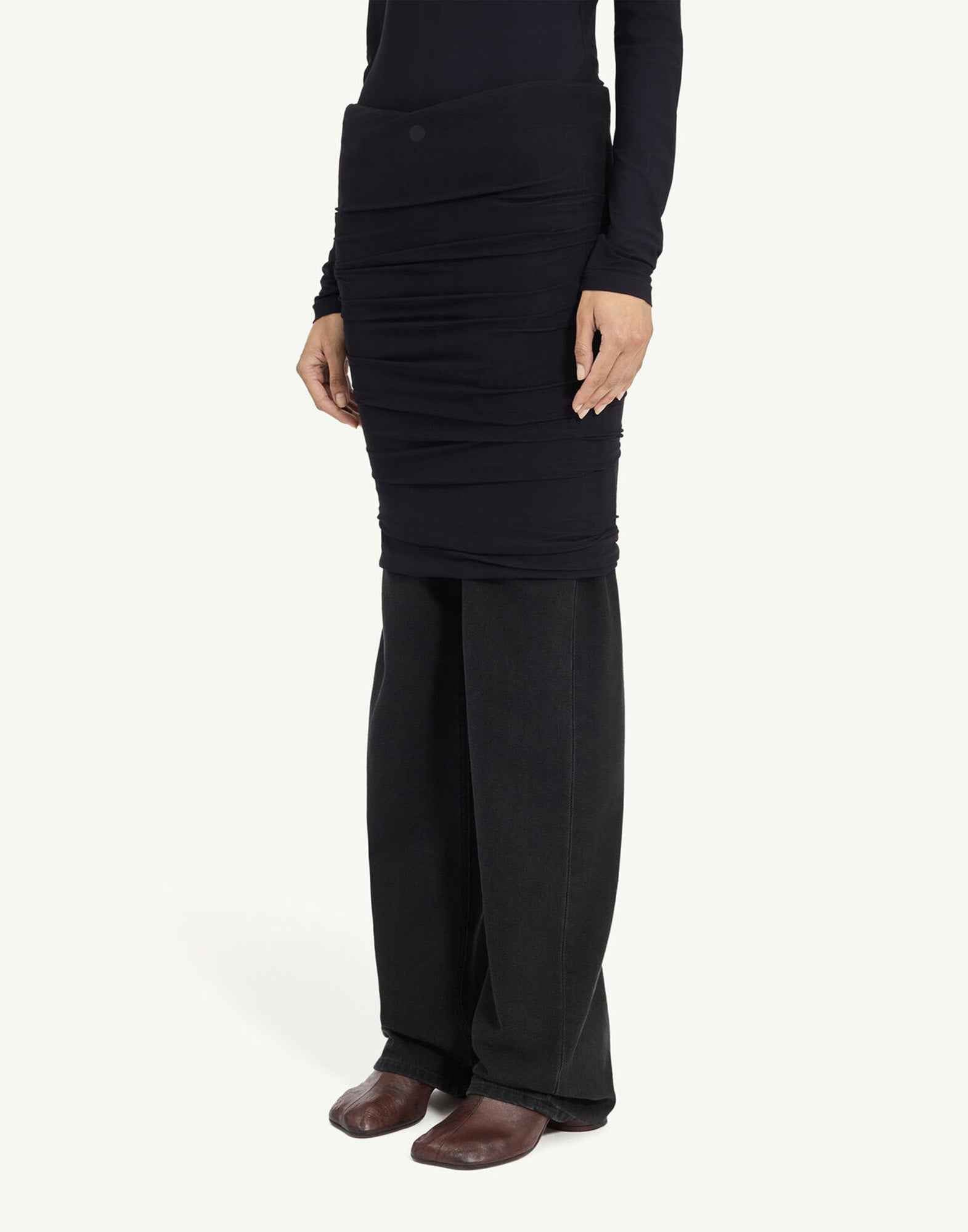 MM6 MAISON MARGIELA Jeans con Sovrapposizioni Neri