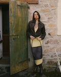 Esmée - Handmade Woven Bucket Shoulder Tote Bag Coffee