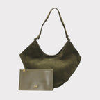 Elsa - Suede Leather Boat Tote Bag