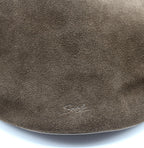 Elsa - Suede Leather Boat Tote Bag