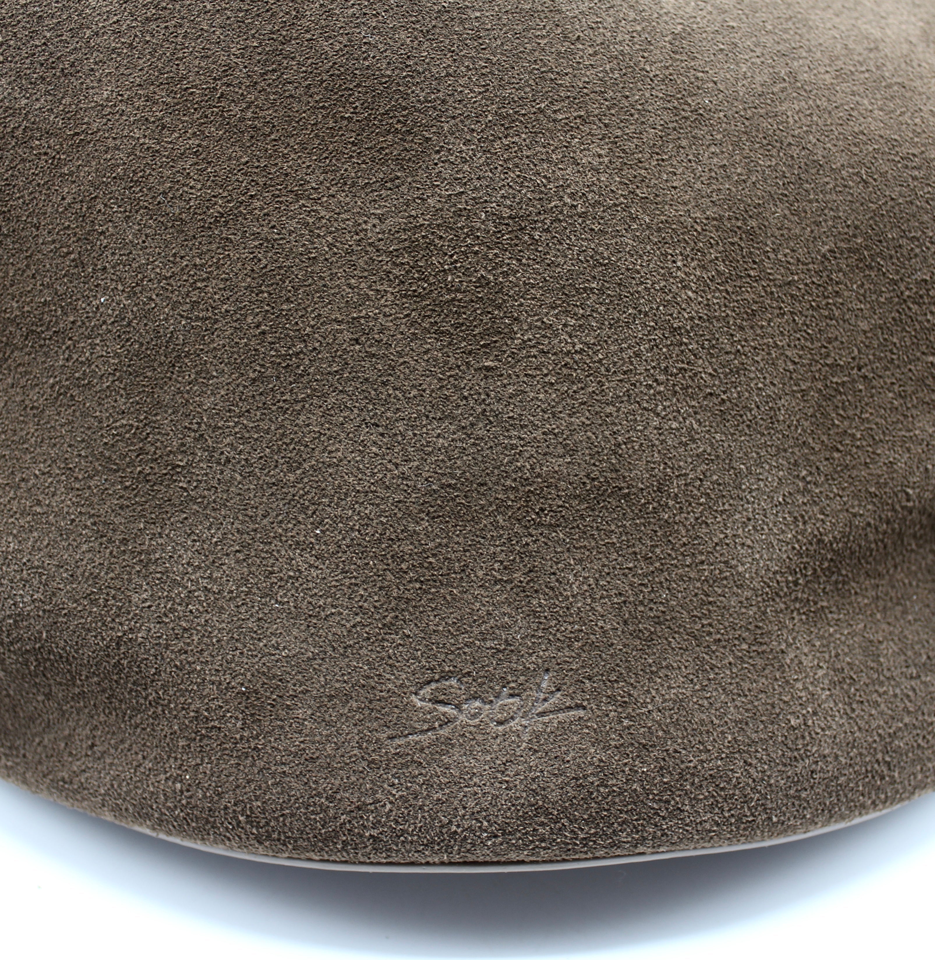 Elsa - Suede Leather Boat Tote Bag