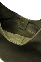 Elsa - Suede Leather Boat Tote Bag