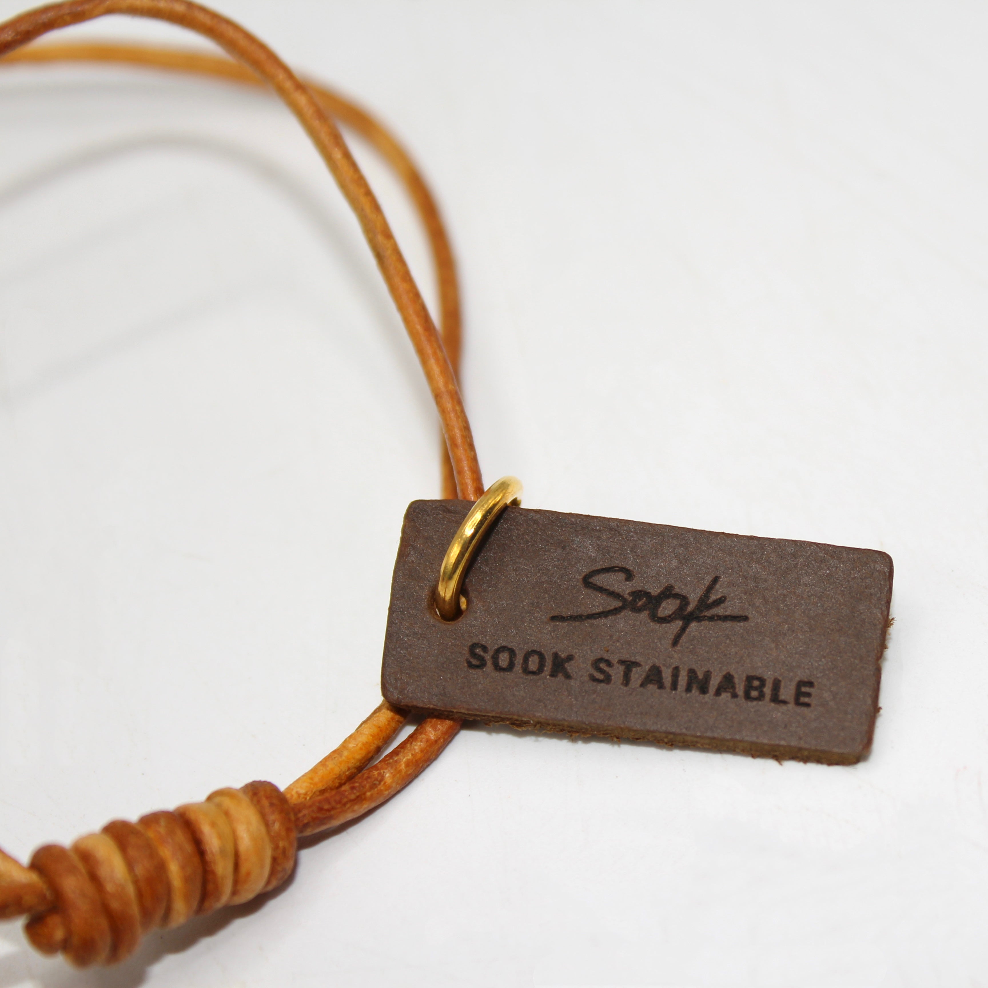 Tulip - Handmade Grain Leather Bag Charm