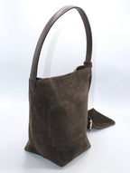Ella - Borsa in pelle scamosciata minimalista