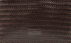 Liv - Handmade Woven Leather Tote Bag Coffee