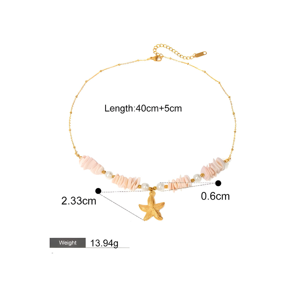 Collana con stella marina