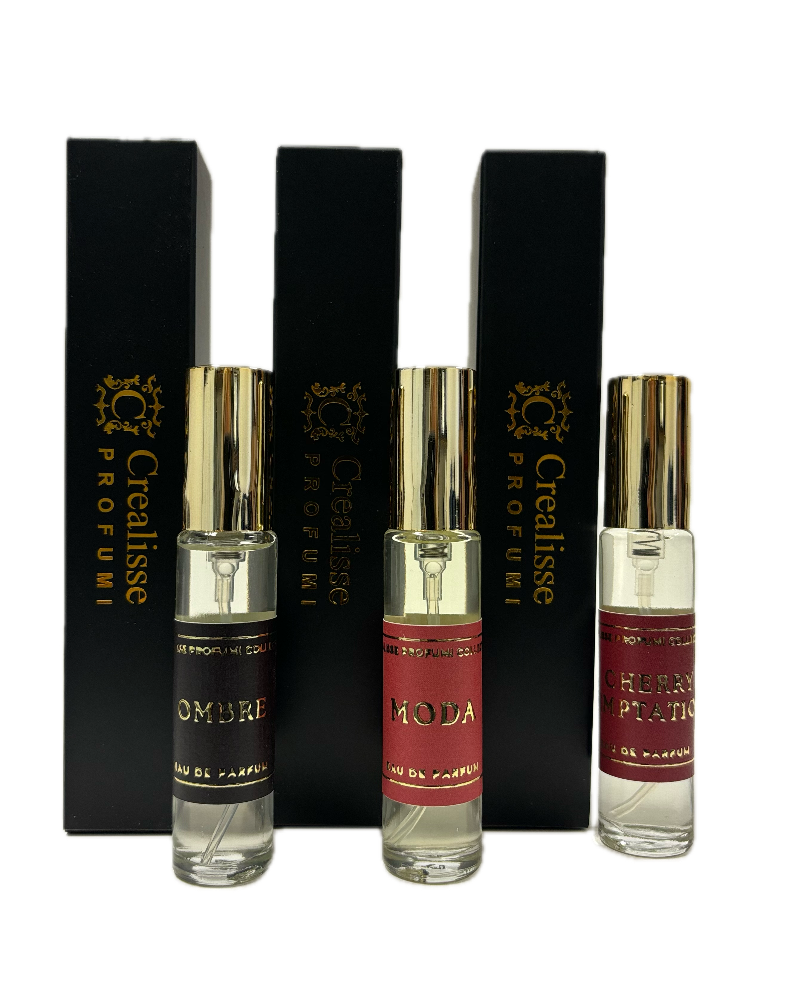 Set of 3 Unisex Eau de Parfum fragrances