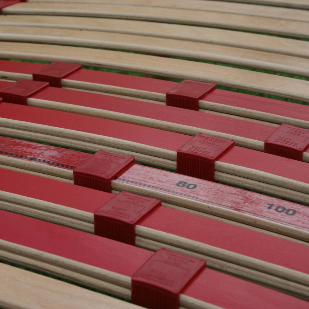 Bed frame for all types of wooden slatted mattresses with manual head and foot lift - Venere M