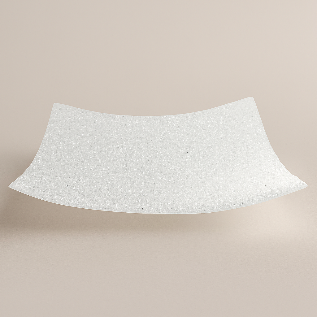Ilary Queen Centrotavola Vetro Bianco Ø 45 cm