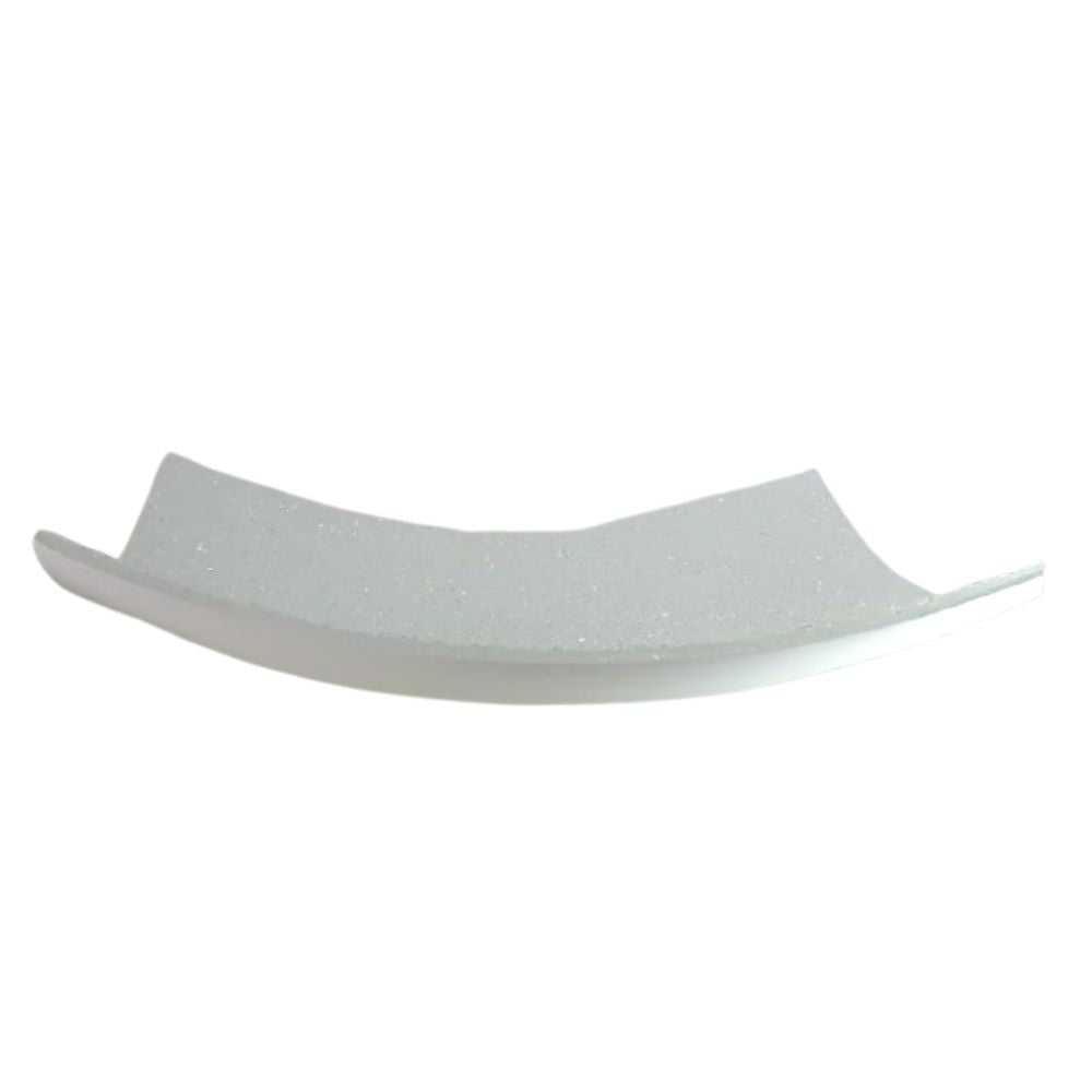 Ilary Queen Centrotavola Vetro Bianco Ø 45 cm