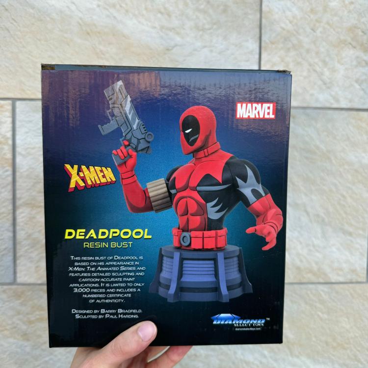 DIAMOND SELECT TOYS X-MEN MARVEL ANIMATED - DEADPOOL BUST FIGURE LIMITED EDITION