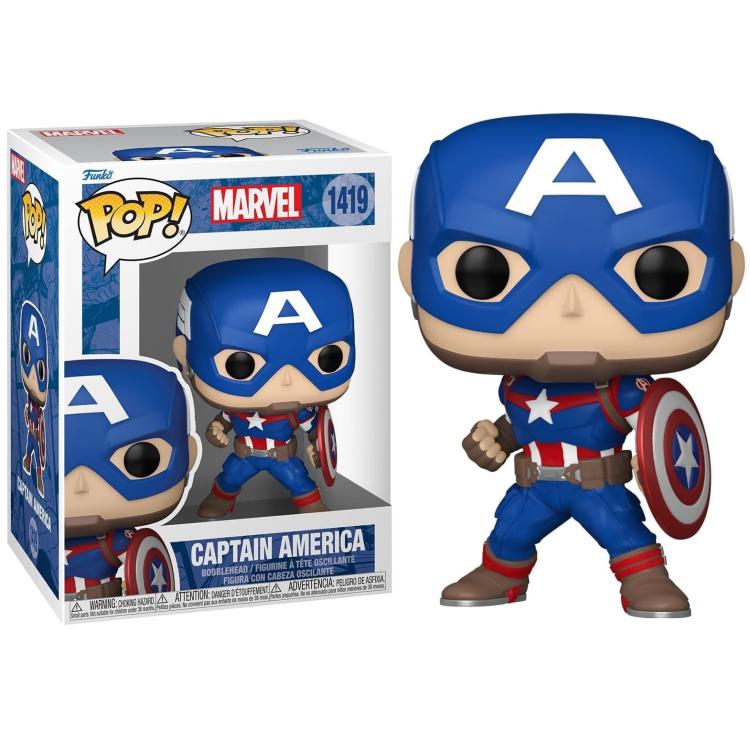 Funko Pop! Marvel New Classic Captain America - (1419) Captain America Figure