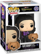 Funko Pop Television Marvel Hawkeye Kate Bishop With Dog Lucky 1212 Vinyl Figure
