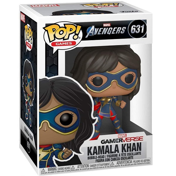 Funko Pop Games Marvel Avengers 631 Kamala Khan Vinyl Figure Gamerverse Statue