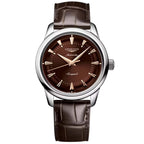 longines orologio Heritage 38mm marrone acciaio automatico L1.649.4.62.2