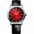 Longines Conquest Heritage Year of the Snake Edition 40mm red automatic steel watch L1.651.4.09.2