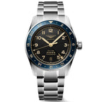 Longines orologio Spirit Zulu Time 39mm antracite automatico acciaio L3.802.4.60.6
