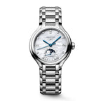 Longines orologio Primaluna Moonphase 34mm madreperla diamanti automatico acciaio L8.126.4.87.6