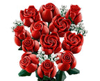 Lego - Icons: Flower Bouquet Of Roses Flower Bunch Building Kit With 822 Pieces