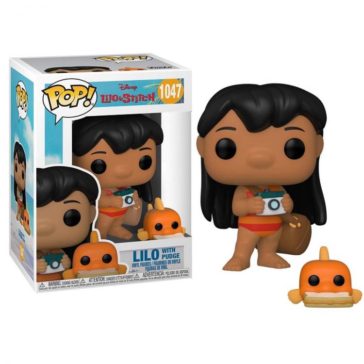 Funko Pop! Disney Lilo & Stitch - (1047) Lilo With Pudge Vinyl Figure 9Cm