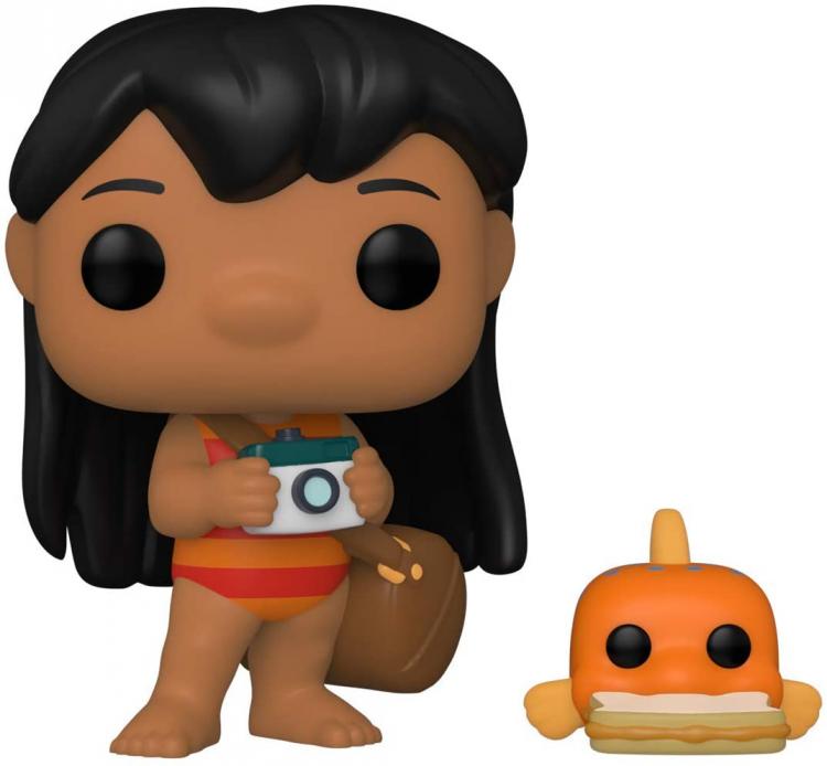 Funko Pop! Disney Lilo & Stitch - (1047) Lilo With Pudge Vinyl Figure 9Cm