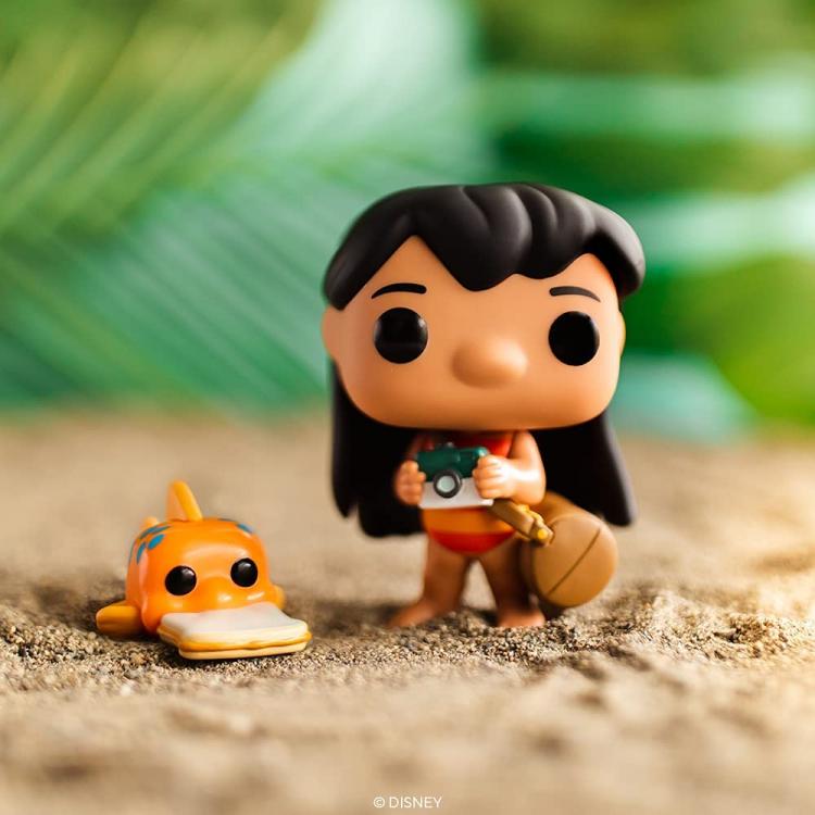 Funko Pop! Disney Lilo & Stitch - (1047) Lilo With Pudge Vinyl Figure 9Cm