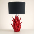 Gli Alberelli Lampada Cono Fiamma Capodimonte H 70 cm Made in Italy