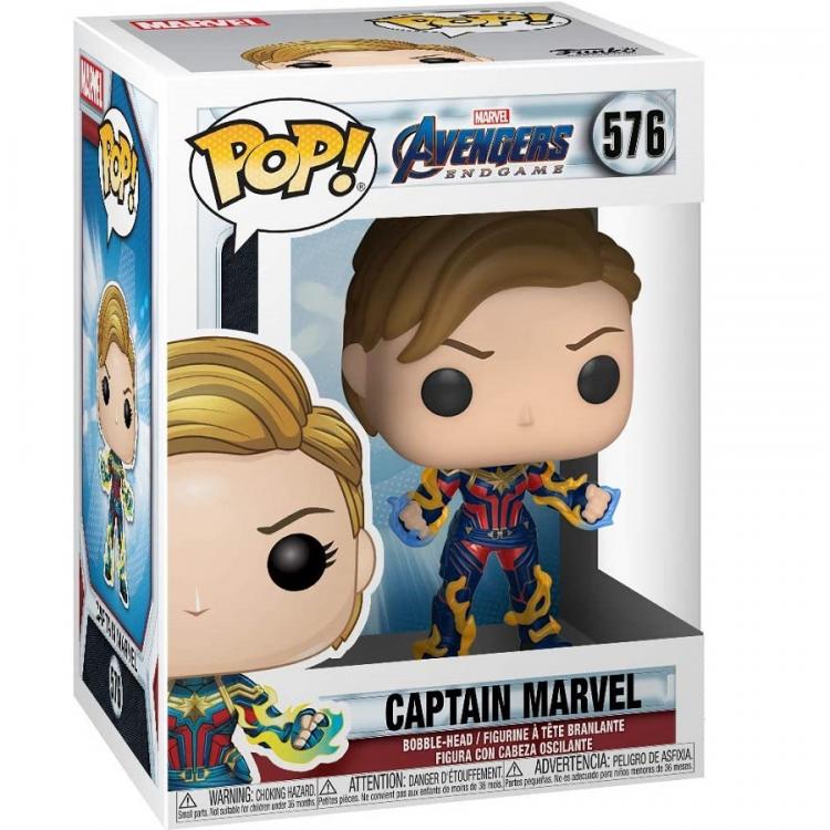 Funko Pop! Avengers Endgame - Captain Marvel (576) Vinyl Action Figure Girl