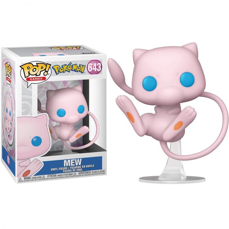 Funko Pop! Games Pokemon - Mew (643) Vinyl Figure Mewtwo Evolution 9cm Cat