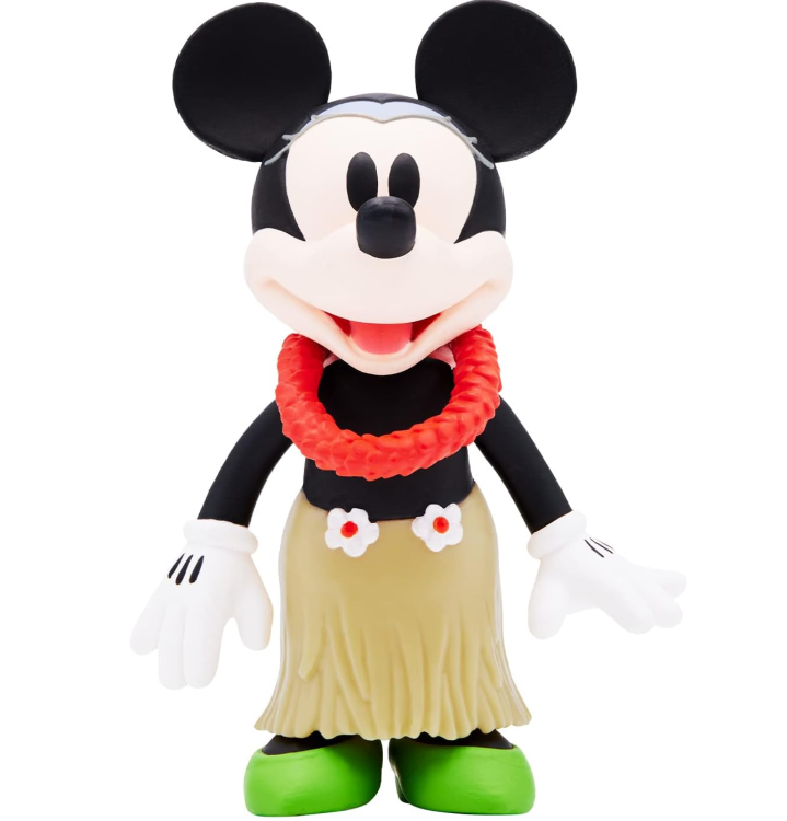 Super7 Disney Mickey & Friends "Minnie" Minnie Mouse Hawaii Action Reaction Figure
