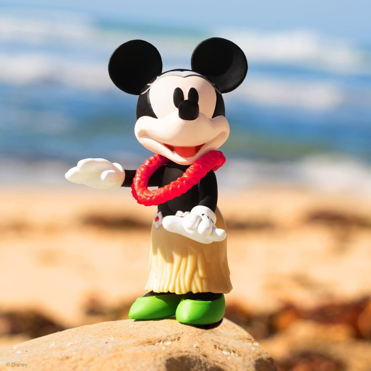 Super7 Disney Mickey & Friends "Minnie" Minnie Mouse Hawaii Action Reaction Figure