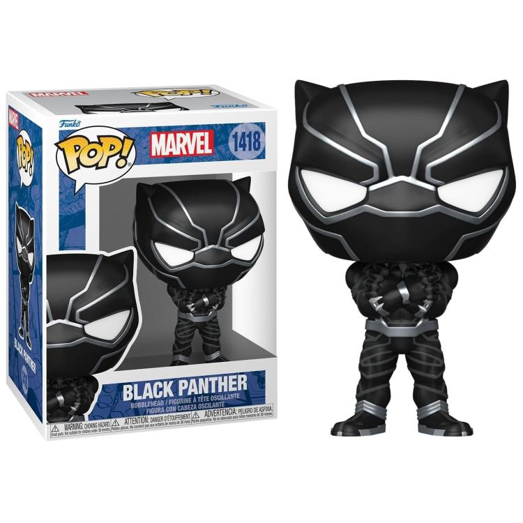 Funko Pop! Marvel New Classic Black Panther - (1418) - Black Panther Figure 9Cm