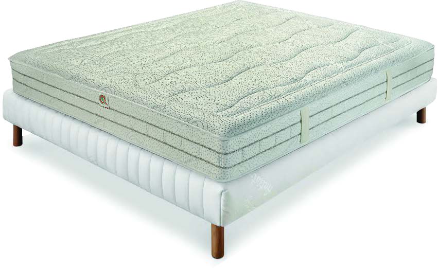Semi-Rigid Pocket Sprung and Memory Foam Mattress H28 cm Summer and Winter Sides - SATURNO