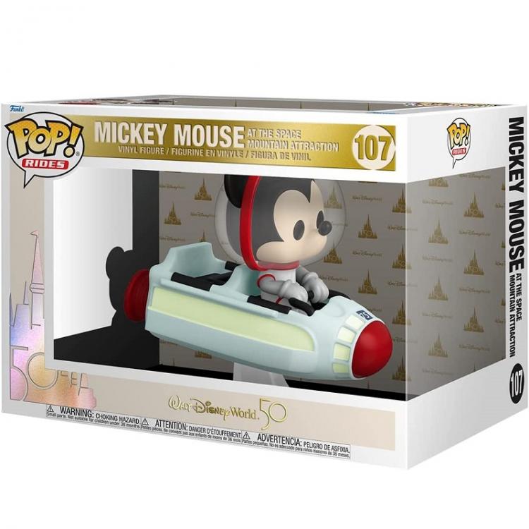 Funko Pop Walt Disney World 50th Anniversary Mickey Mouse On Space 107 Vinyl Figure