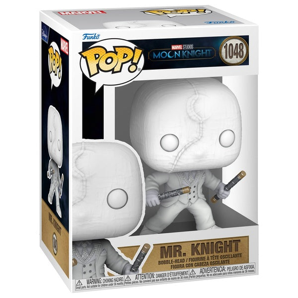 Funko Pop! Marvel Studios Moon Knight - (1048) Mr. Knight Figure 9cm Vinyl