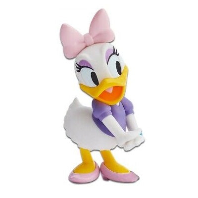 BANPRESTO Q POSKET DISNEY - FLUFFY PUFFY DAISY DUCK FIGURE BANDAI 14CM