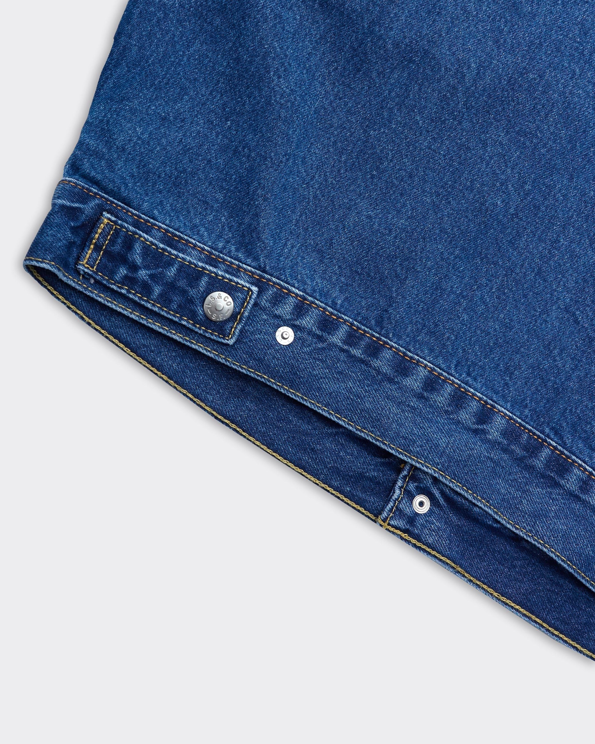 Giacca Jeans Western Shorthorn Dark Indigo