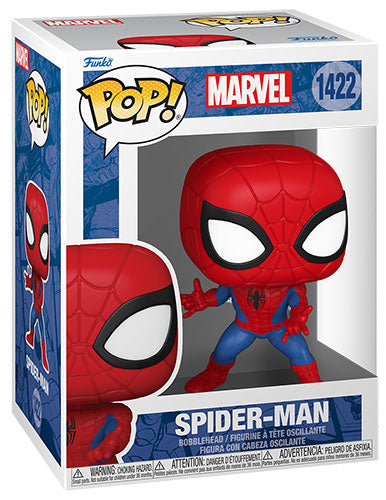 Funko Pop ! Marvel New Classic Spider-Man - (1422) Spider Man Vinyl Figure 9Cm