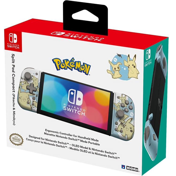 Hori Split Pad Compact Pokemon Pikachu Controller For Nintendo Switch/OLED