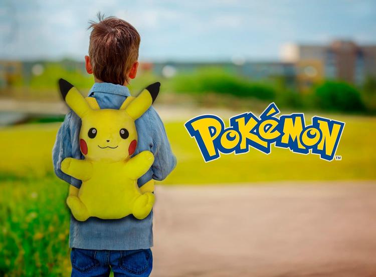 Plush Backpack Pokemon Pikachu 36cm Stuffed Animal Toy Puppet