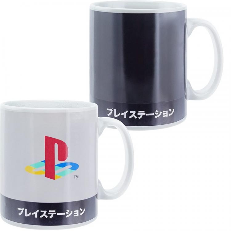 Paladone Playstation Heritage XL Heat Change Ceramic Mug Colour Changing
