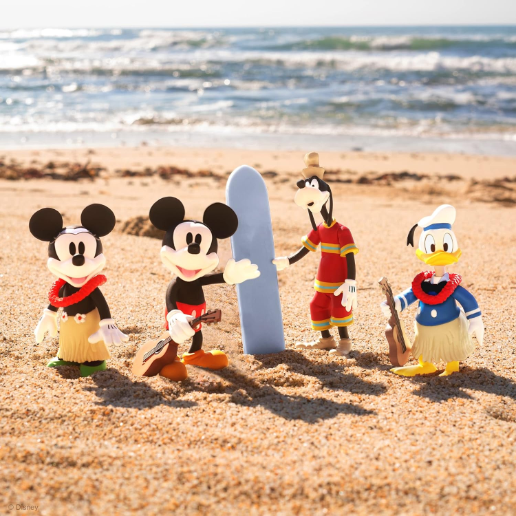 Super7 Disney Mickey & Friends "Minnie" Minnie Mouse Hawaii Action Reaction Figure