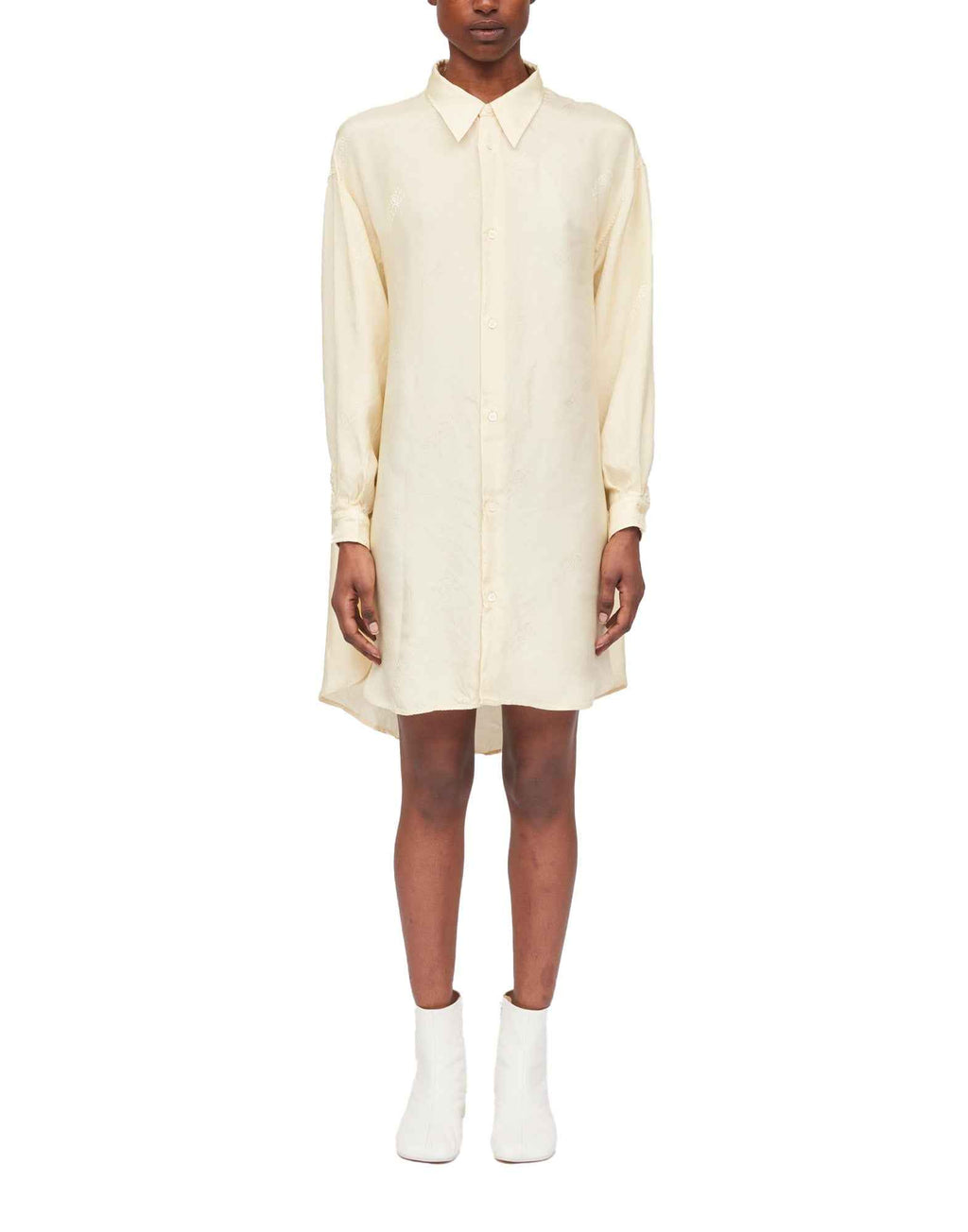 MM6 MAISON MARGIELA Abito Camicia con Numeric Signature