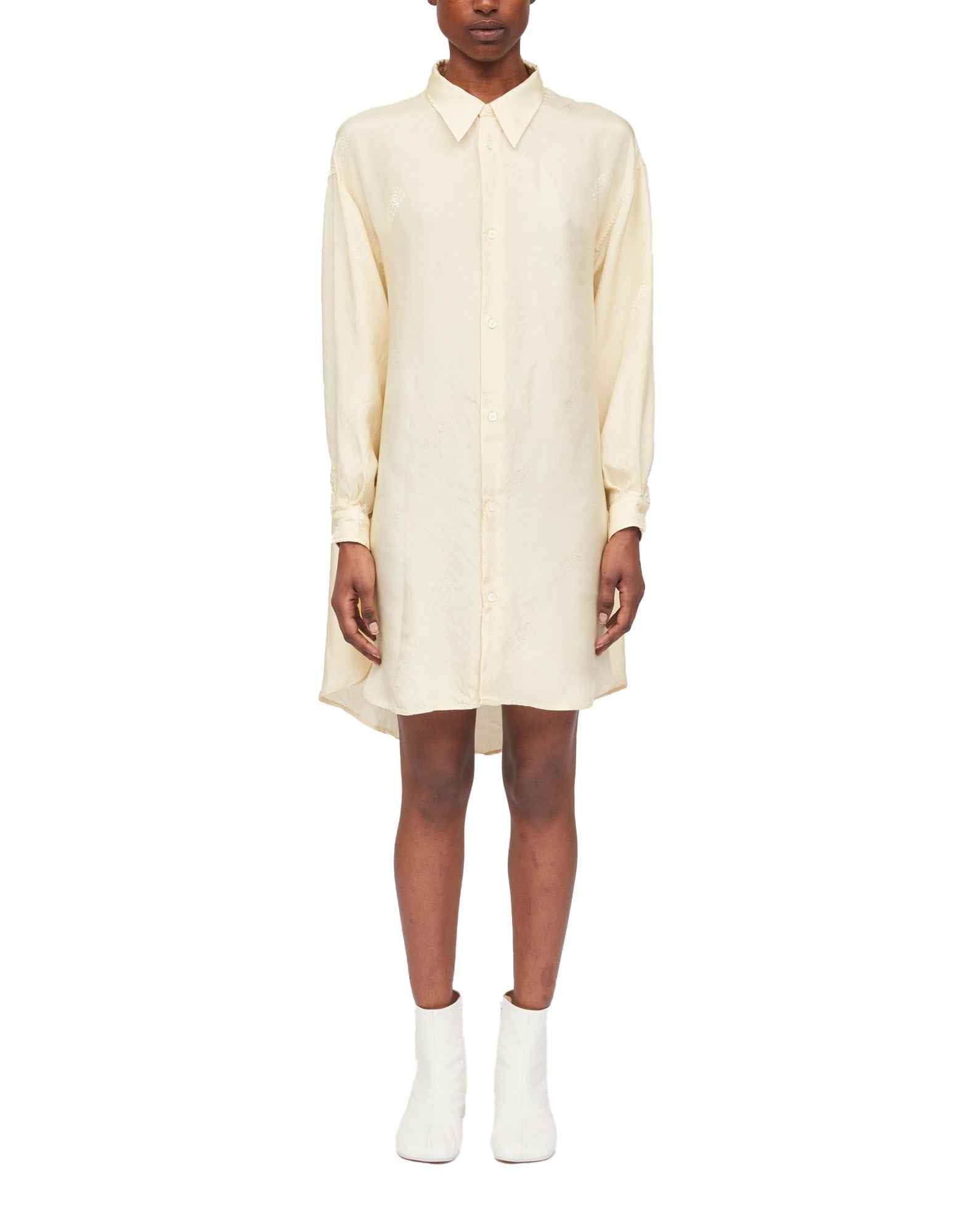 MM6 MAISON MARGIELA Abito Camicia con Numeric Signature