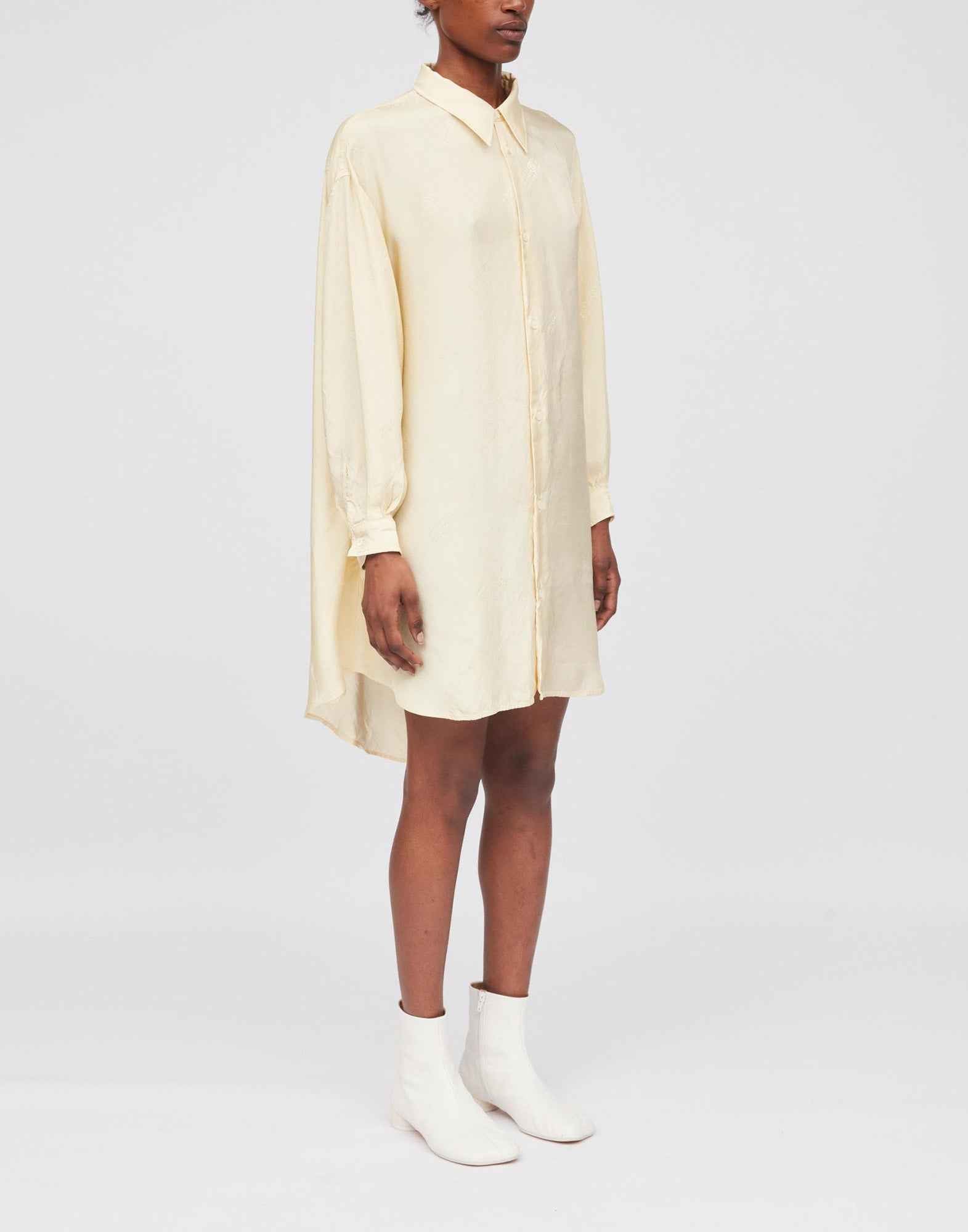 MM6 MAISON MARGIELA Abito Camicia con Numeric Signature