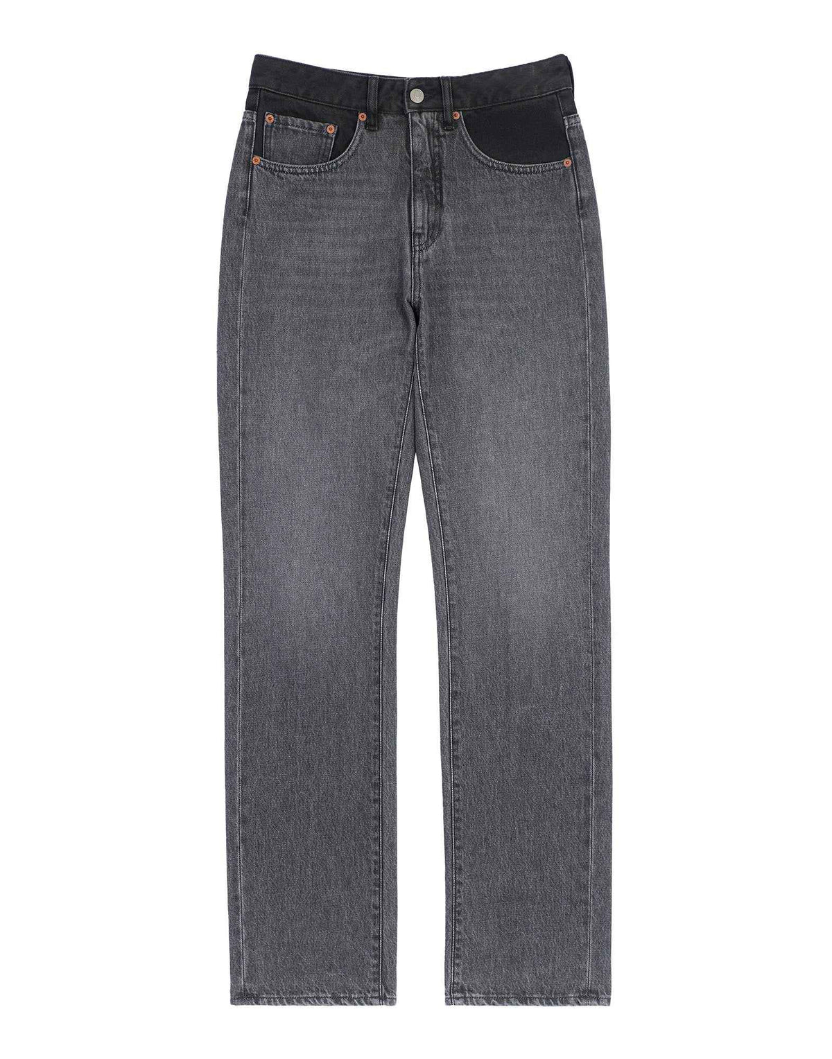 MM6 MAISON MARGIELA Pantaloni 5 Tasche in Denim Bicolore