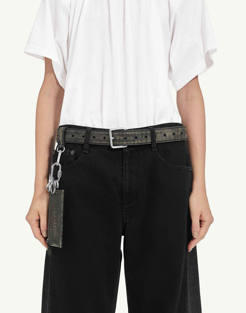 MM6 MAISON MARGIELA Cintura effetto distressed